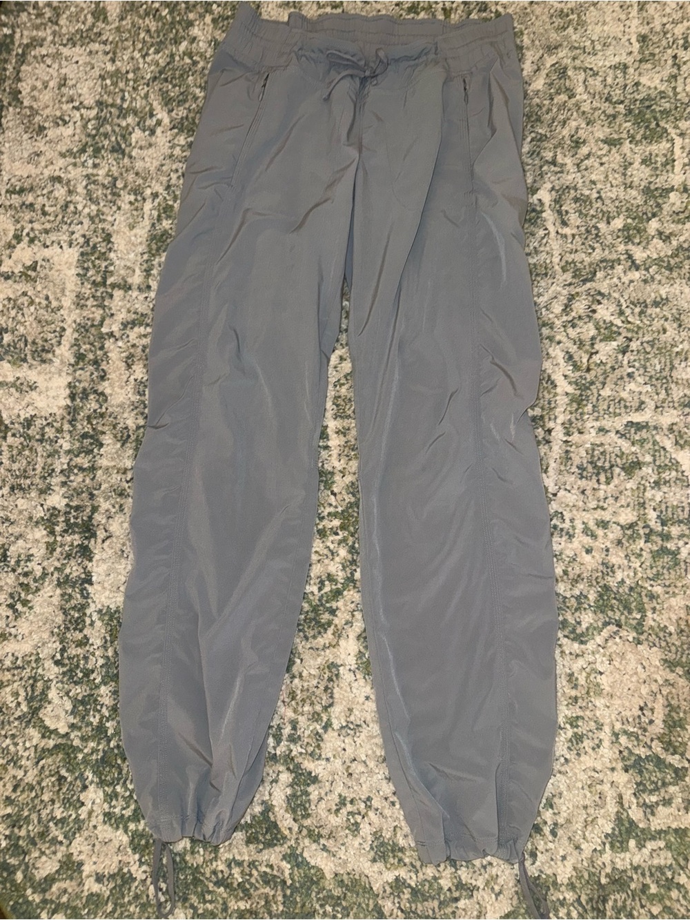 Athleta Drawstring Tie Jogger Pants - Gray